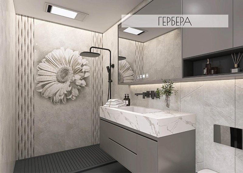 Панель ПВХ с цифровой печатью Гербера